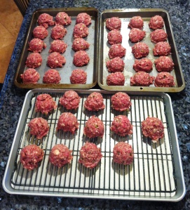 3 - Italian meatballs ready to be baked